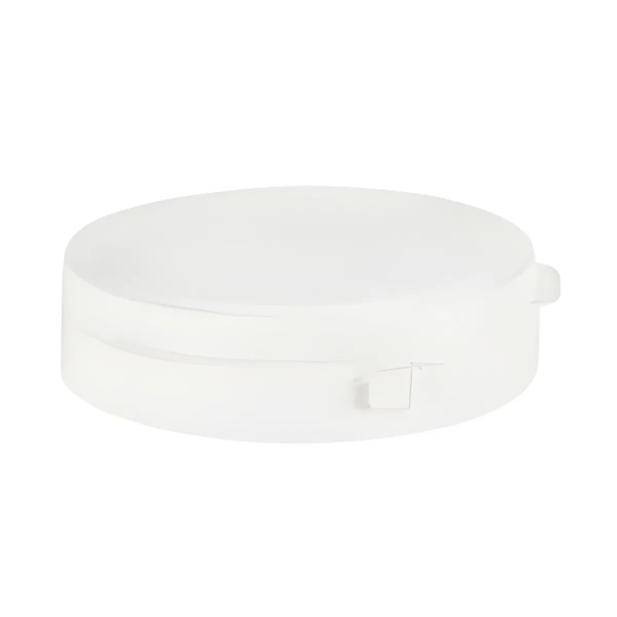 Hedenhus hvid plastdåse 500 ml med originalring