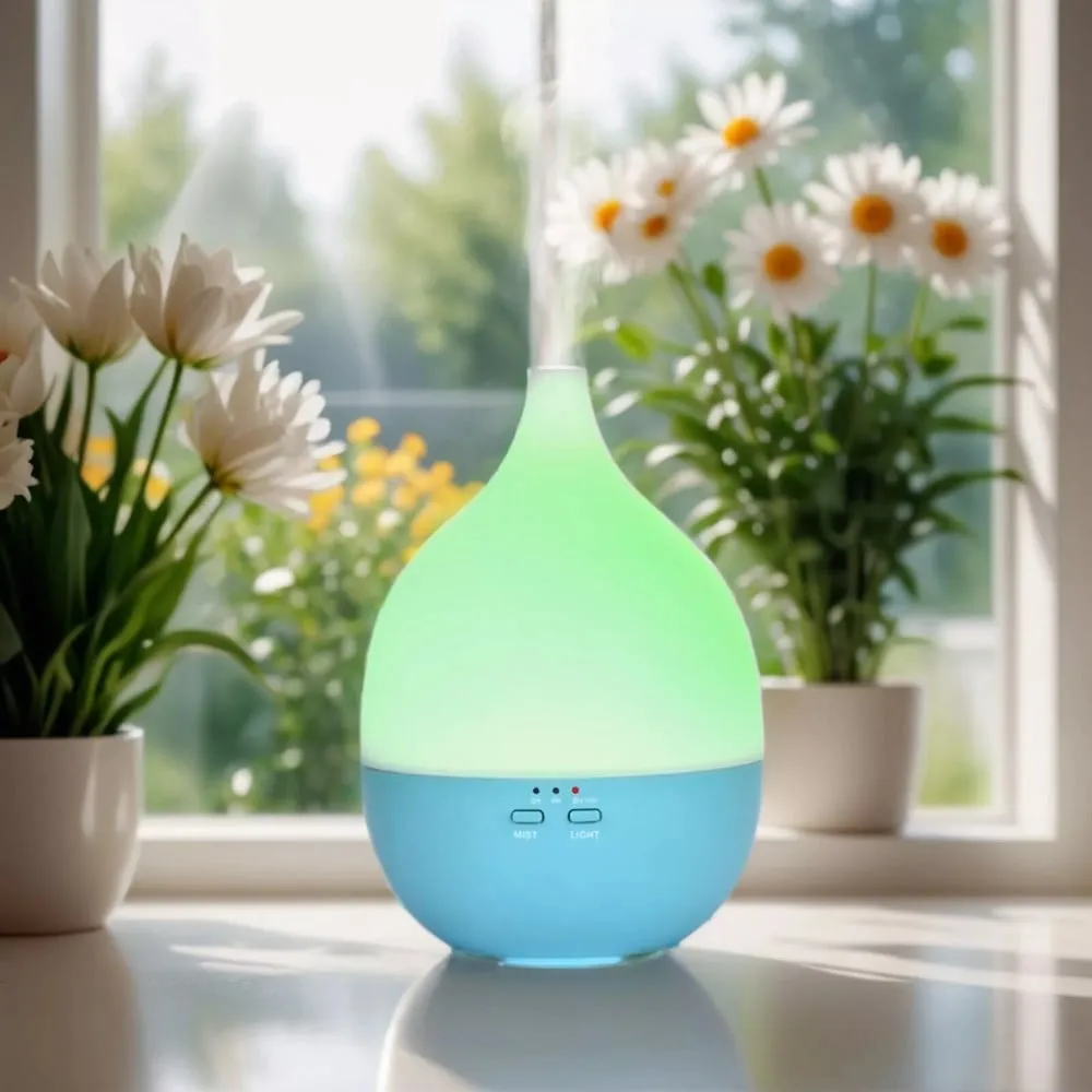 Hedenhus Syros forstøver diffuser med lys