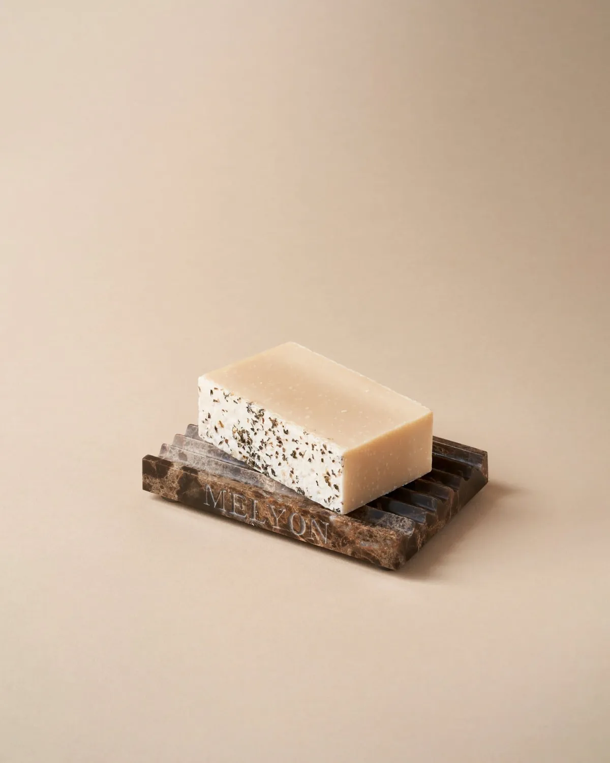 Melyon Marble Dish sæbeskål mørk marmor 12x8
