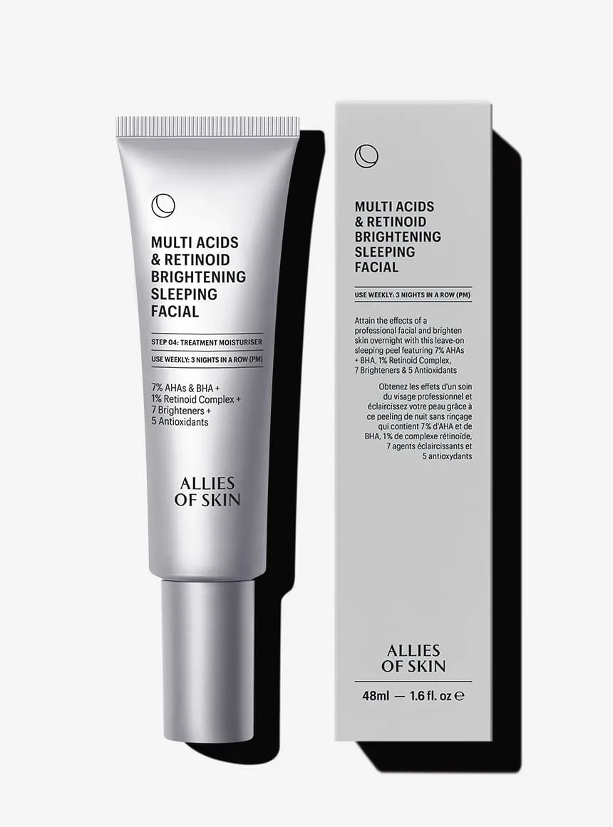 Allies of Skin Multi Acids Retinoid Sleeping Facial natmaske