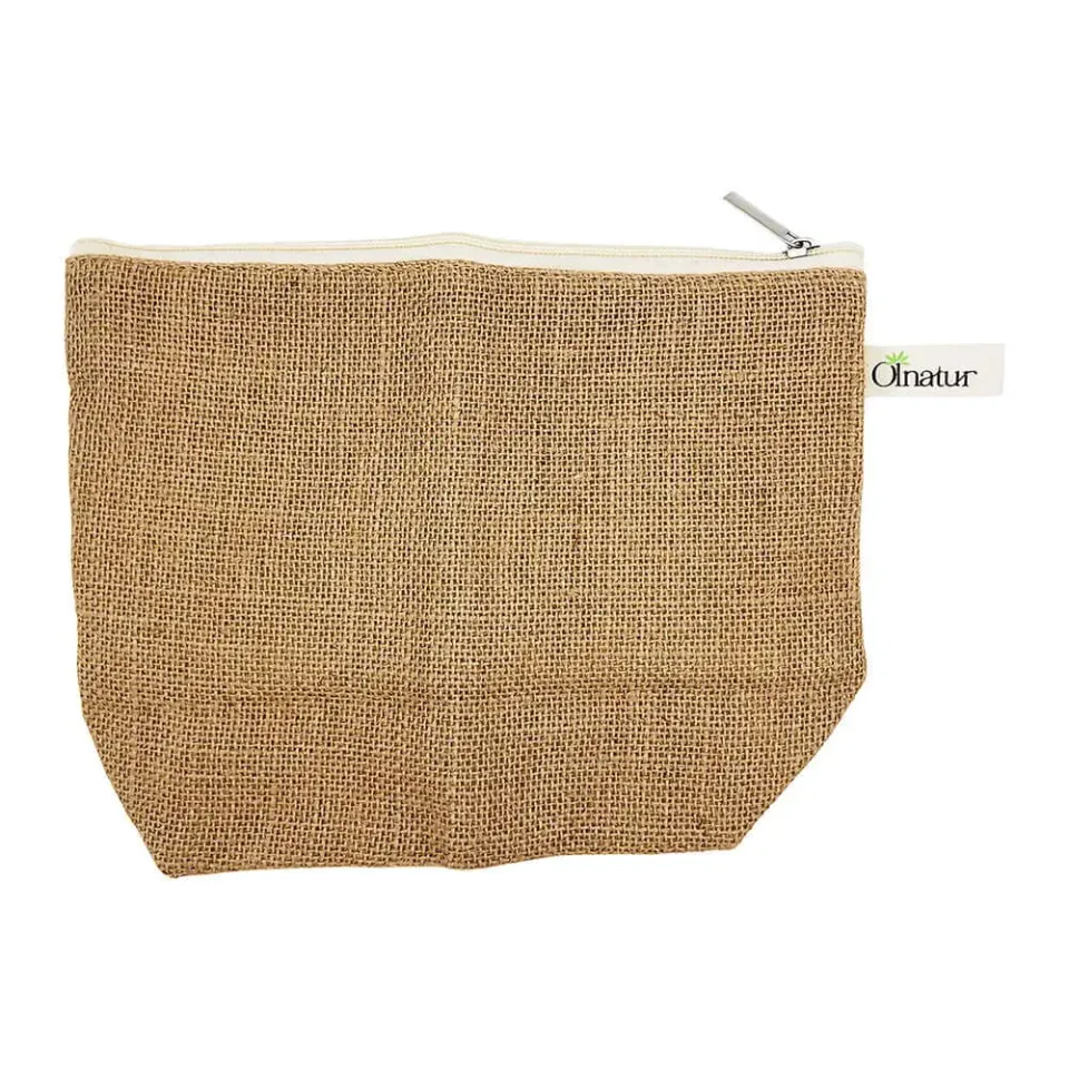 Hedenhus.dk toilettaske i hamp 24x19 cm natur