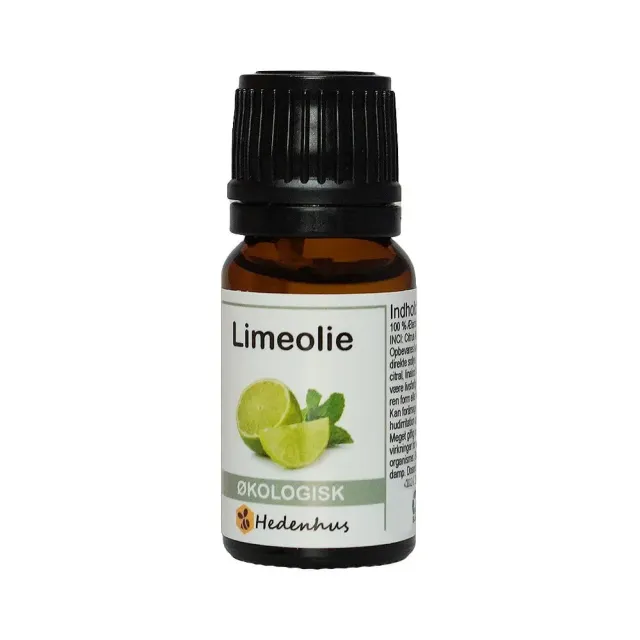 Hedenhus limeolie økologisk æterisk citrus til hudpleje