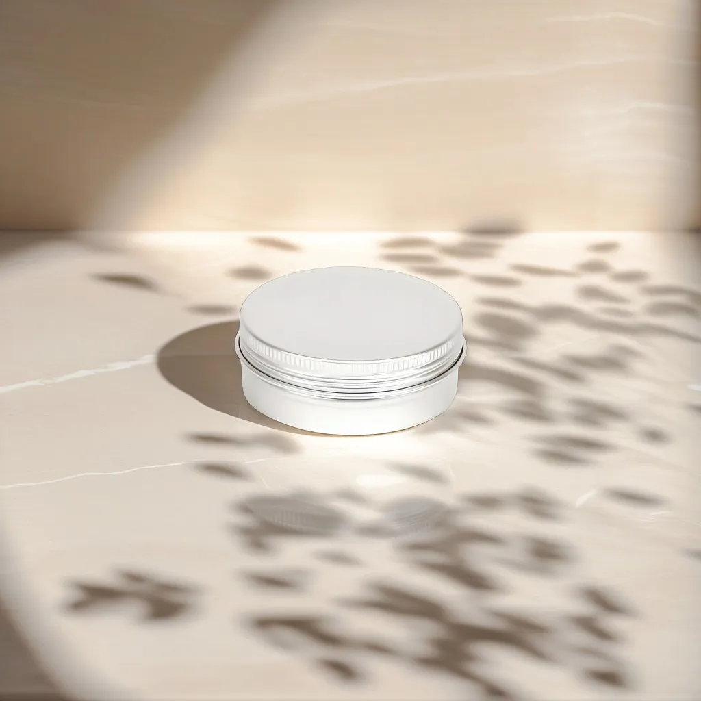 Hedenhus Aluminiumsbøtte 60 ml Cremedåse Sølv