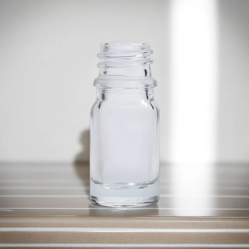 Hedenhus.dk klar glasflaske 5 ml DIN18
