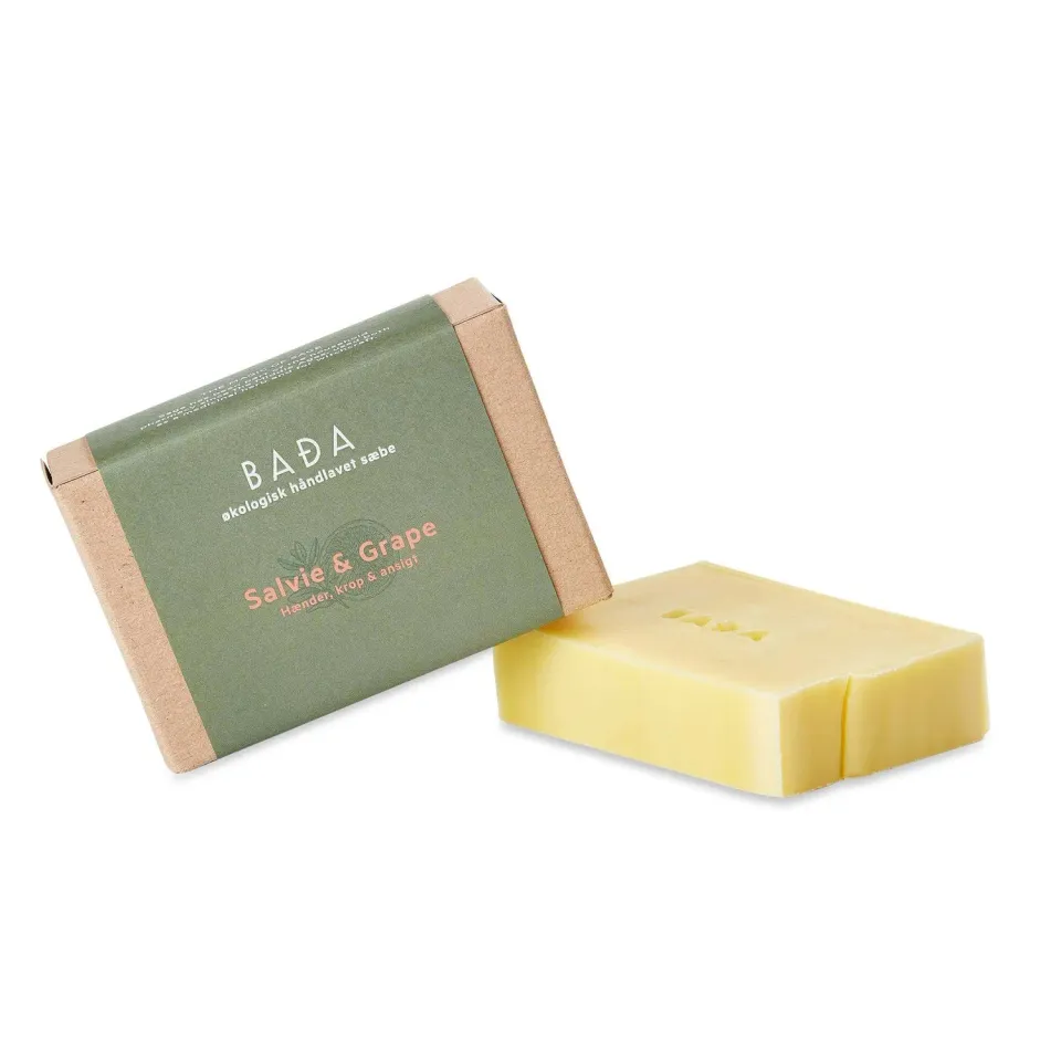 Hedenhus Salvie & Grape økologisk sæbe 100 g mild duft