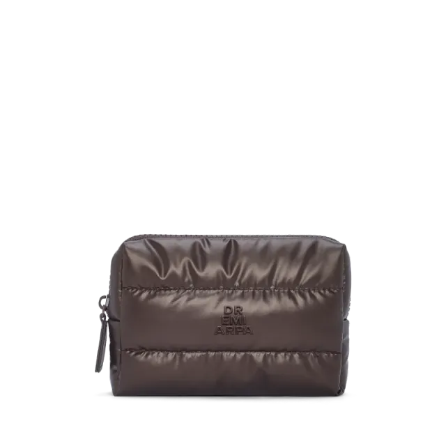 Dr. Emi Arpa Petite Puffer Beautybag Brun Mini