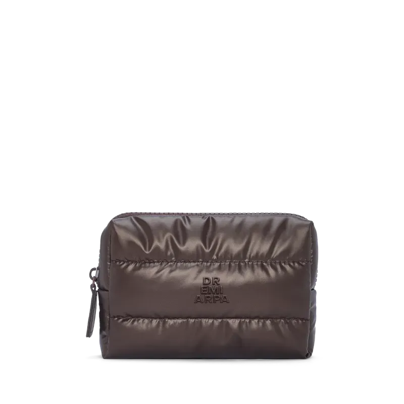 Dr. Emi Arpa Petite Puffer Beautybag Brun Mini