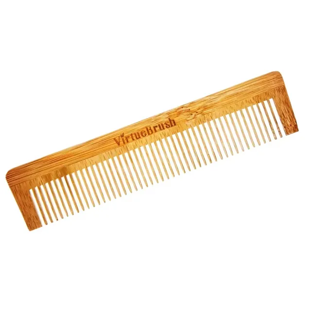 Hedenhus.dk bambus kam 15 cm natur antistatisk