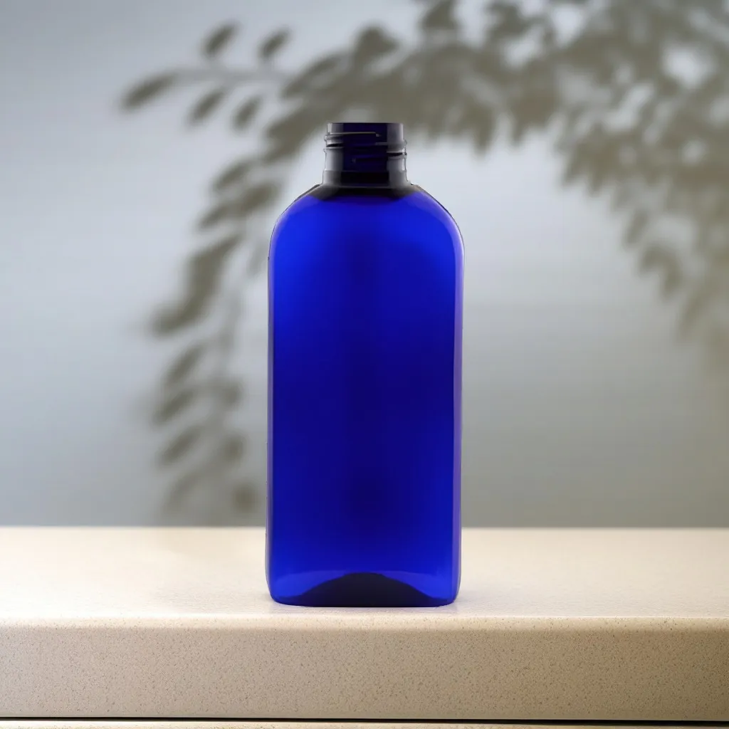 Hedenhus Oval Plastflaske 150 ml Blå PET 24/410