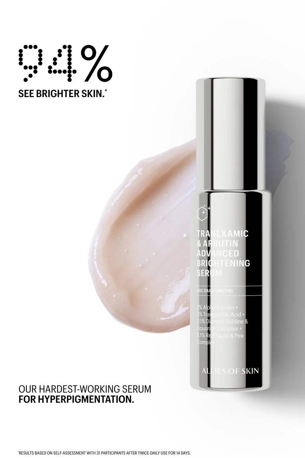 Allies of Skin Tranexamic Arbutin Brightening Serum pigment
