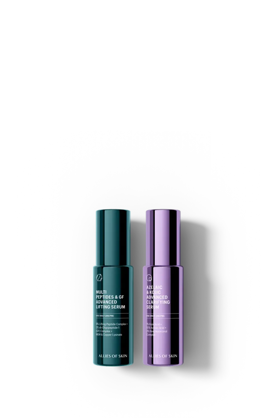 Allies of Skin Clear + Firm Duo serum sæt uren hud