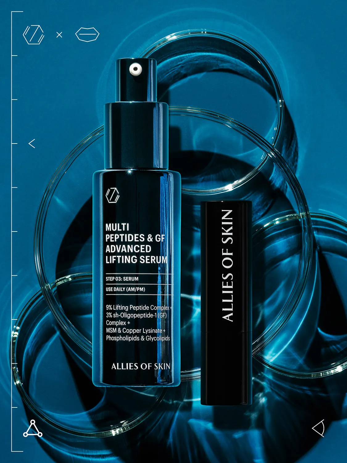 Allies of Skin Renew Skin + Lips Duo sæt glat