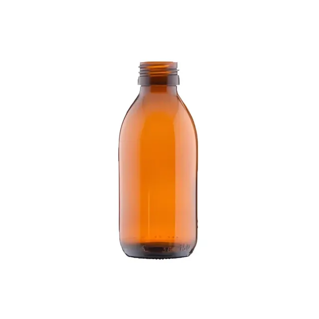 Hedenhus.dk 150 ml brun glasflaske 28/410 uden låg