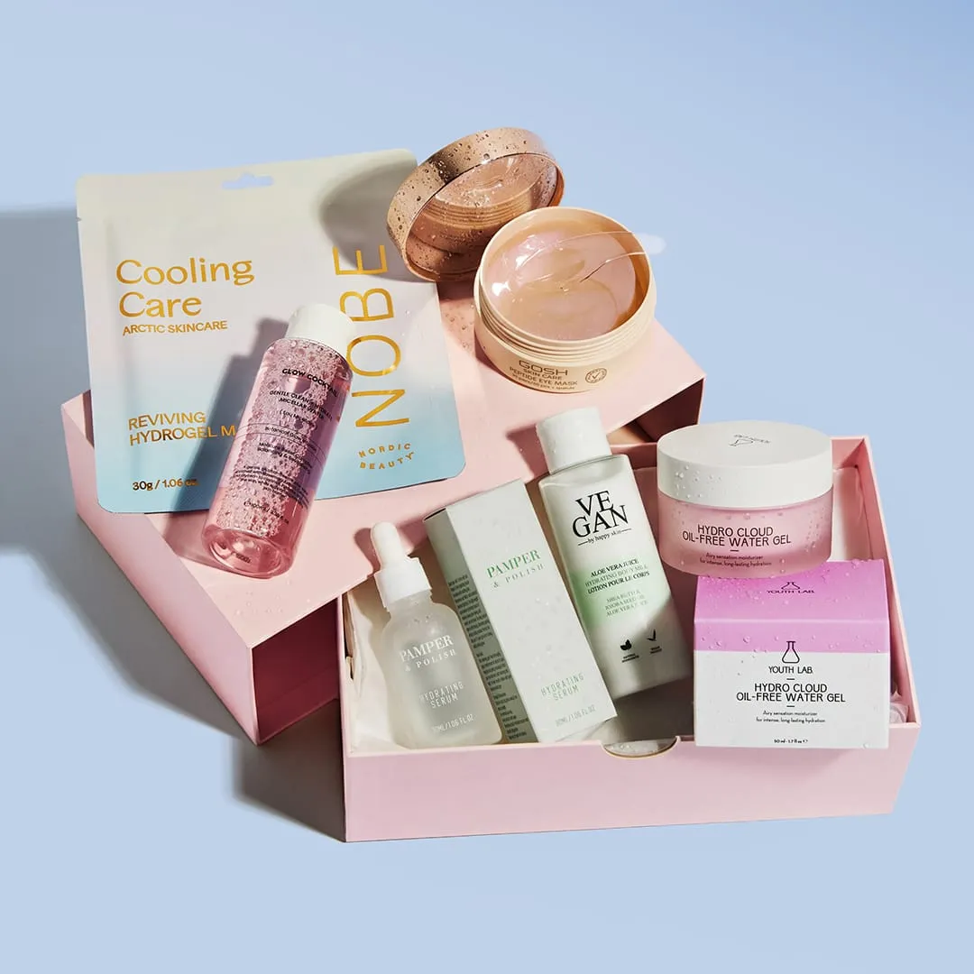 Goodiebox Hydration Skincare hudplejeboks fugtgivende