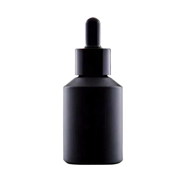 Hedenhus sort glasflaske 60 ml med pipette lysbeskyttende
