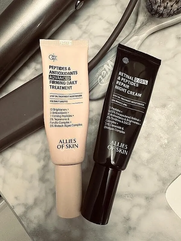 Allies of Skin Retinal 0.05% & Peptides Repair natcreme udglattende