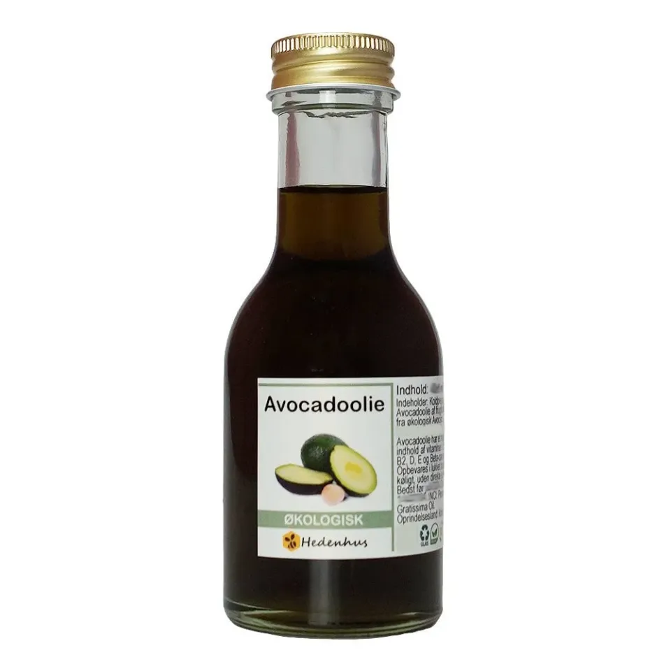 Hedenhus Avocadoolie økologisk uraffineret koldpresset