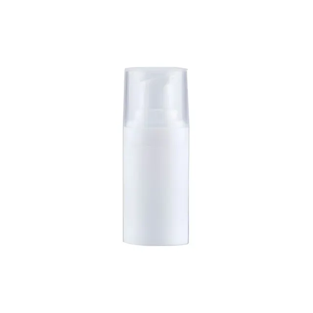 Hedenhus.dk hvid pumpeflaske 15 ml slangeløs airless