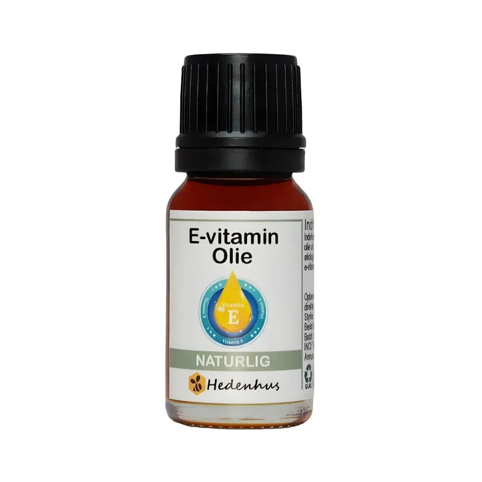 Hedenhus.dk E-Vitamin olie naturlig tocopherol med antioxidanter