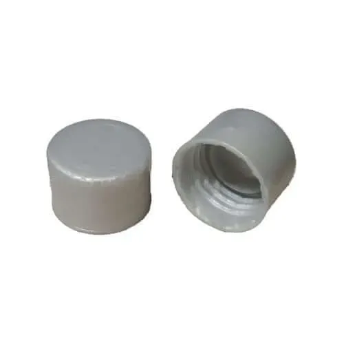 Hedenhus.dk skruelåg 24/410 sølv metallic plast