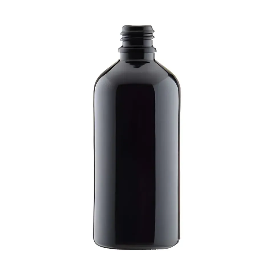 Hedenhus sort glasflaske 100 ml DIN18 til olier