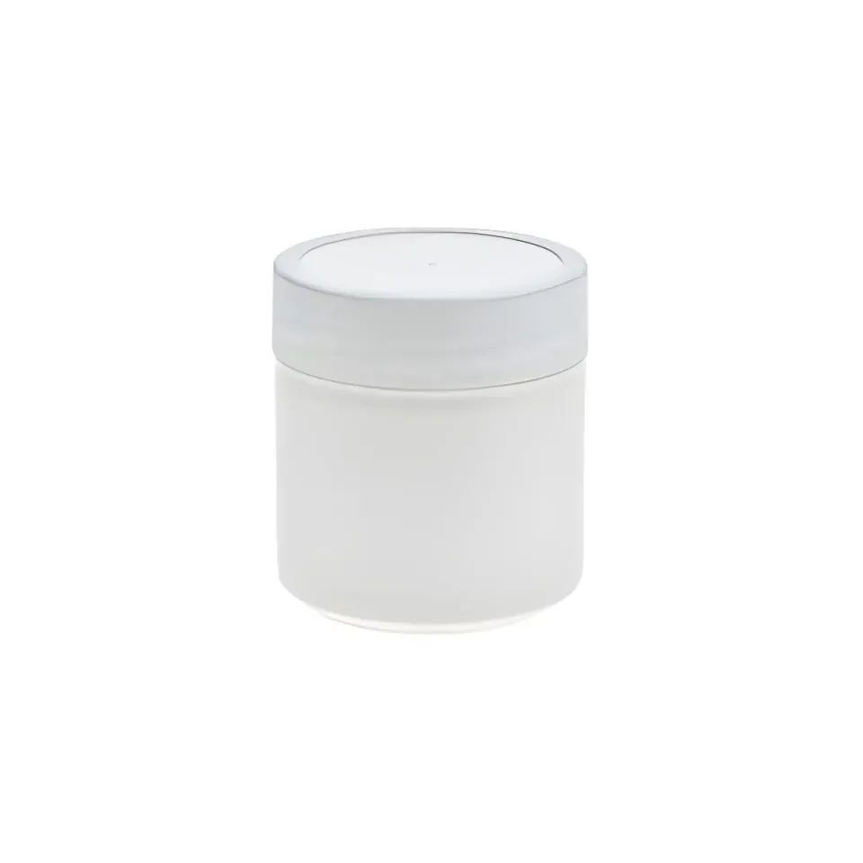 Hedenhus hvid plastdåse 35 ml med låg