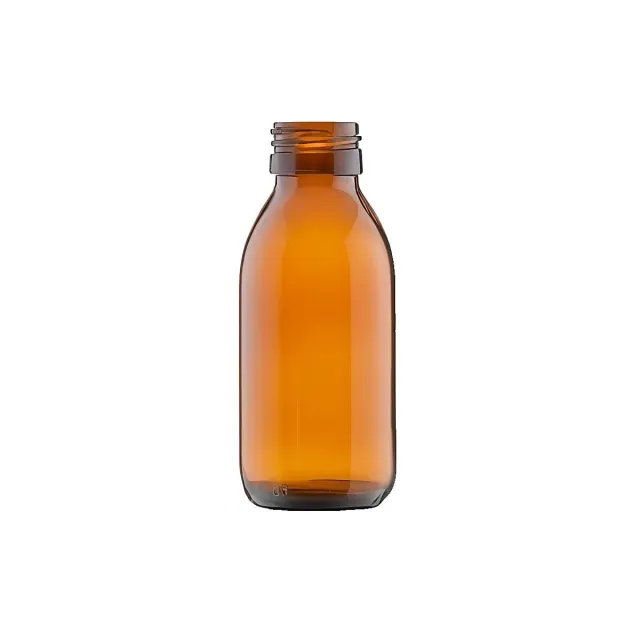 Hedenhus 100 ml glasflaske brun 28/410
