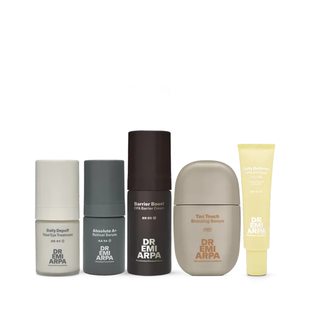 Dr. Emi Arpa The Ageless Tan Touch Routine sæt 5 dele