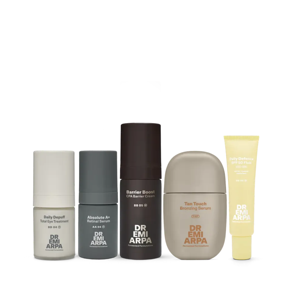 Dr. Emi Arpa The Ageless Tan Touch Routine sæt 5 dele