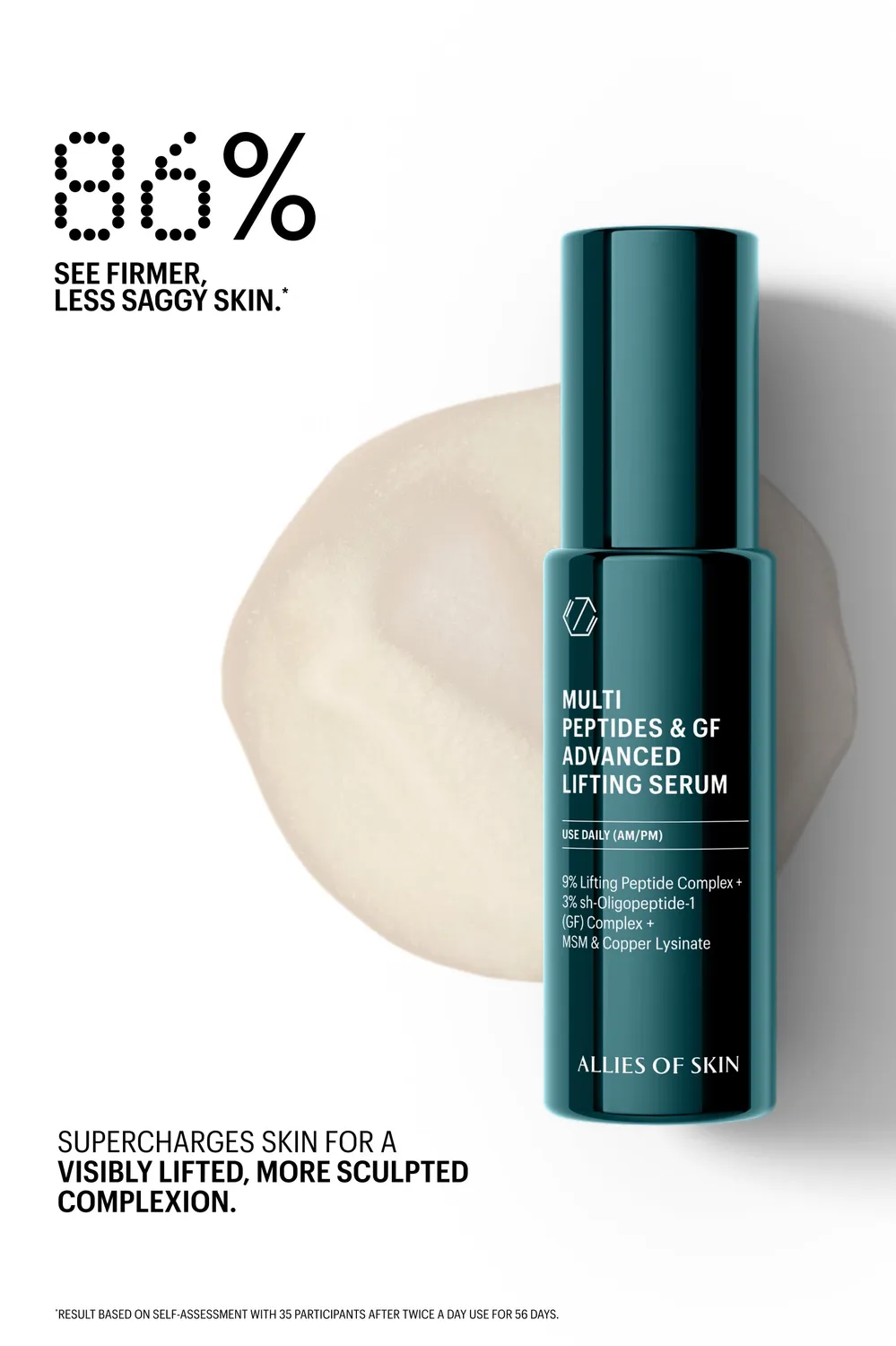 Allies of Skin Multi Peptides & GF Advanced Lifting Serum løftende