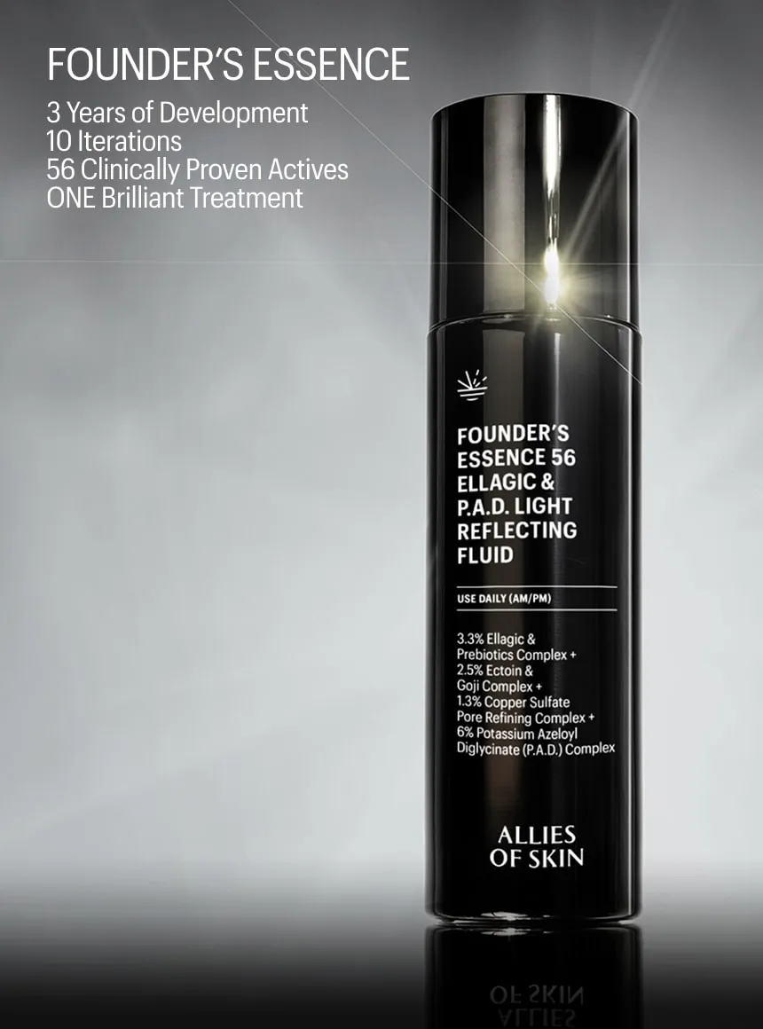 Allies of Skin Founder's Essence 56 Ellagic Fluid fugtgivende