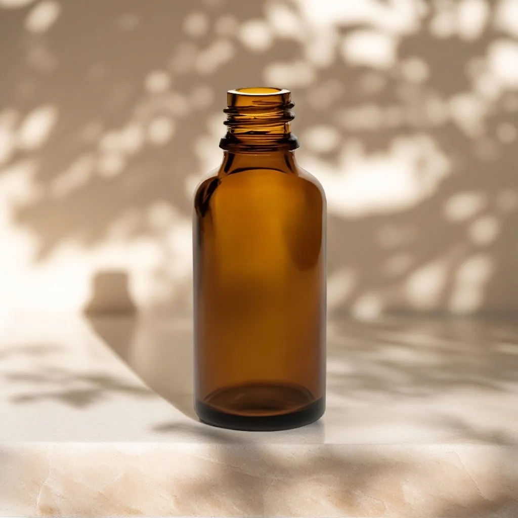 Hedenhus 30 ml brun glasflaske DIN18 lysbeskyttende
