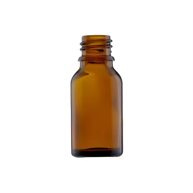 Hedenhus 15 ml brun glasflaske DIN18 olie