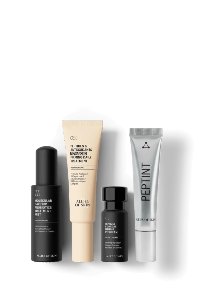 Allies of Skin The Makeup Prep Set hudplejesæt base og læber
