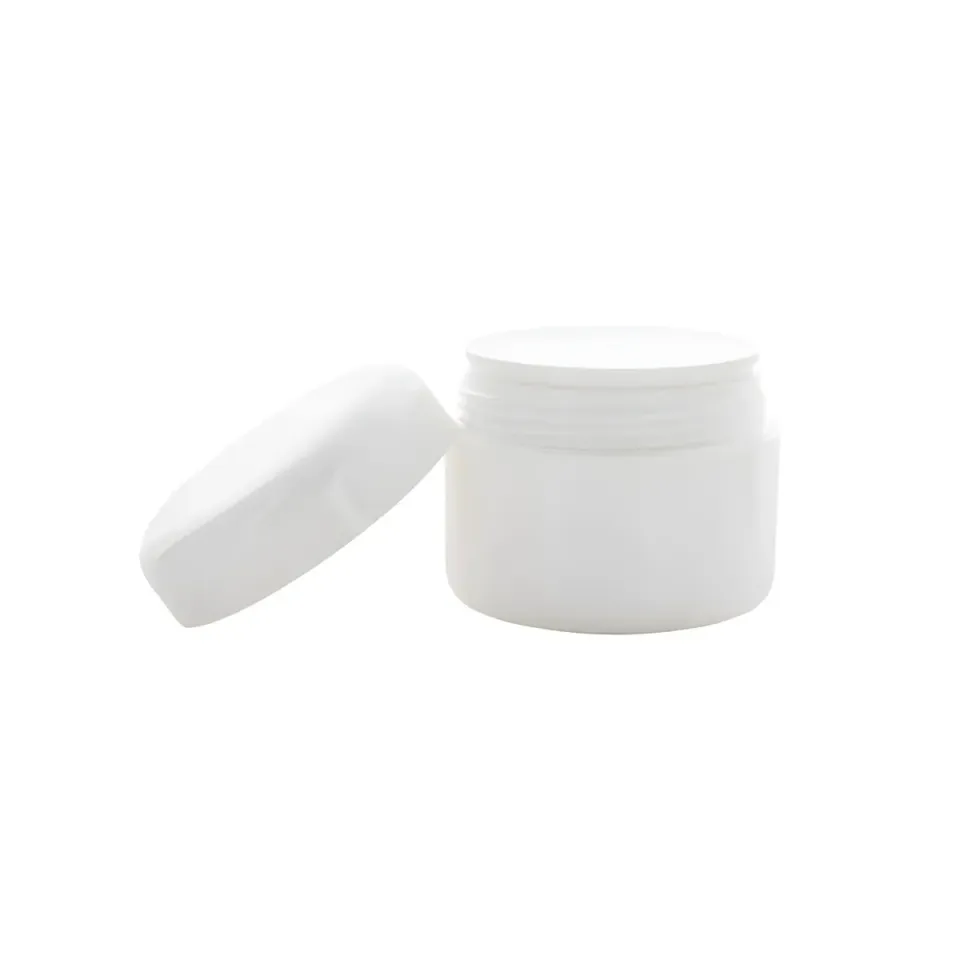 Hedenhus.dk 30 ml hvid cremebøtte plast med dæklåg