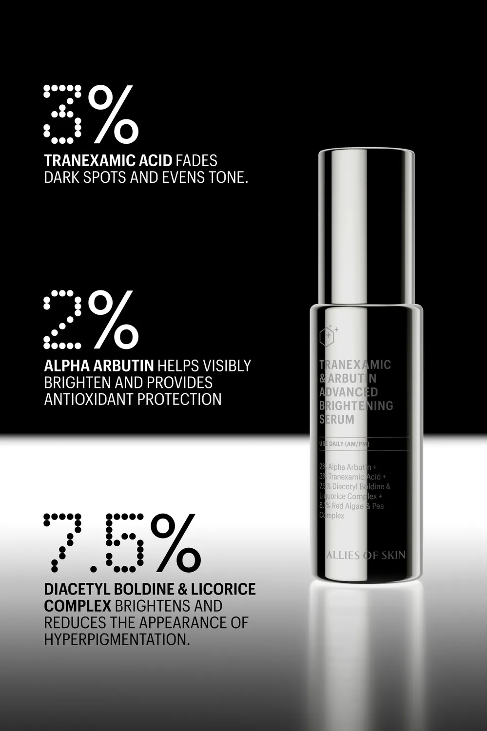 Allies of Skin Tranexamic Arbutin Brightening Serum pigment