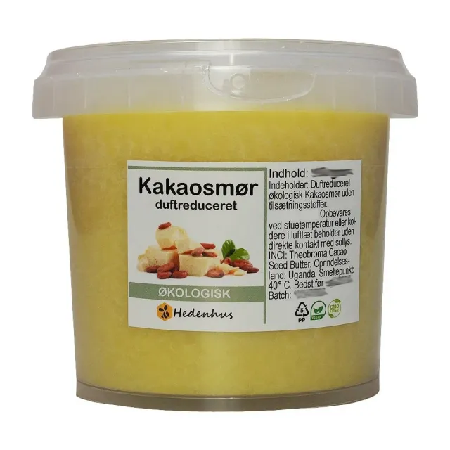 Hedenhus Duftreduceret Kakaosmør Økologisk smør fast