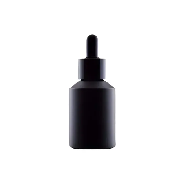 Hedenhus.dk 30 ml sort glasflaske med pipette