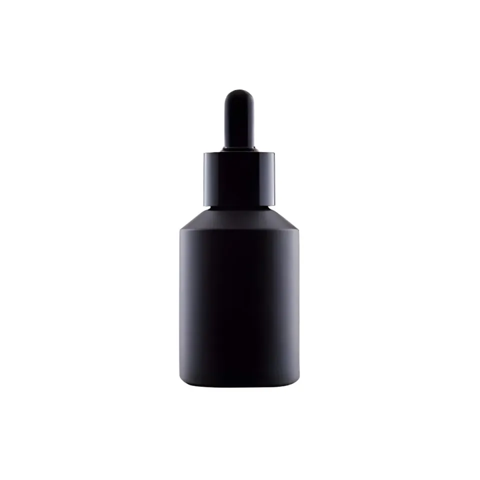 Hedenhus.dk 30 ml sort glasflaske med pipette
