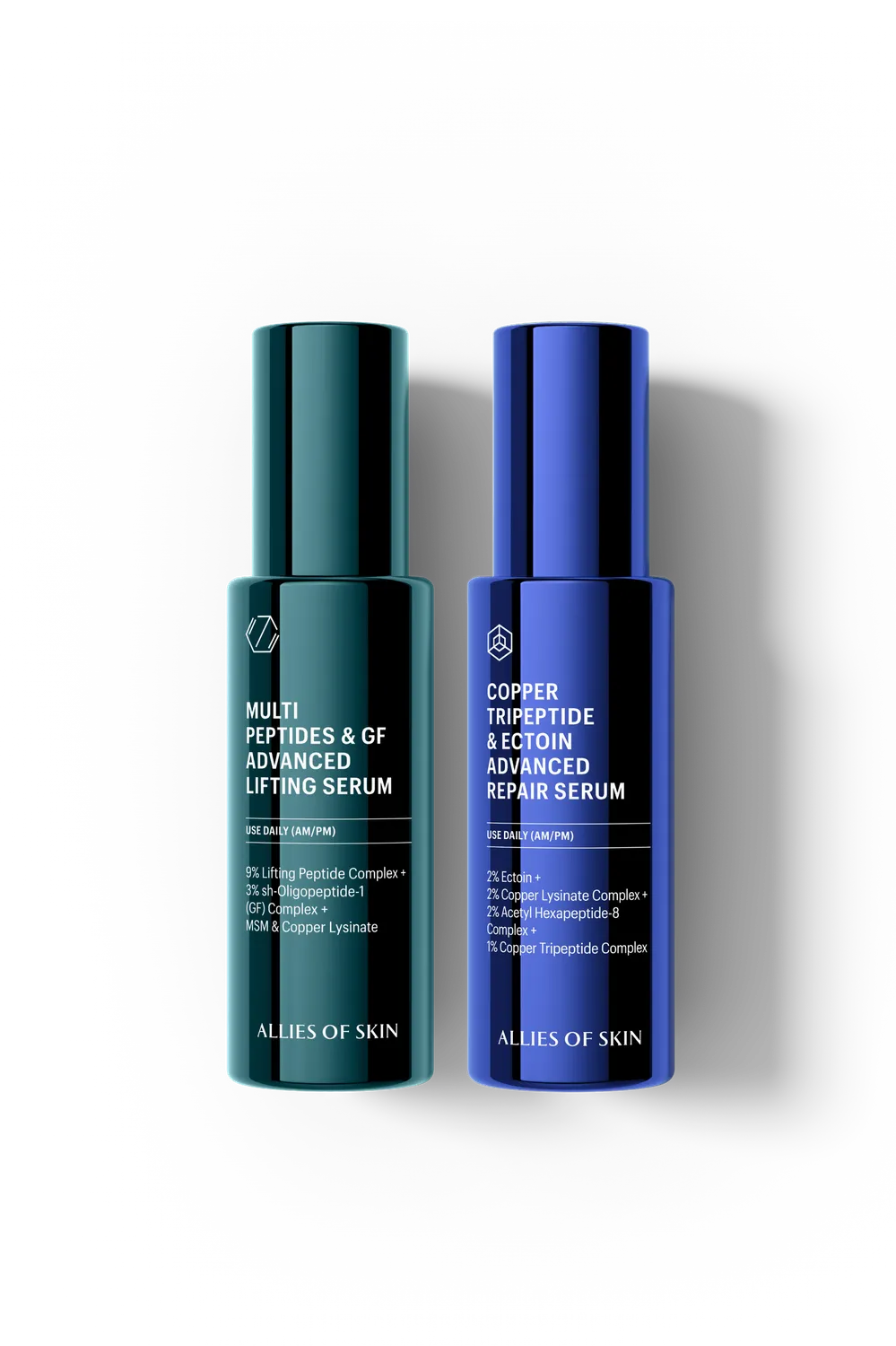Allies of Skin Recover & Lift Duo serum sæt value size opstrammende