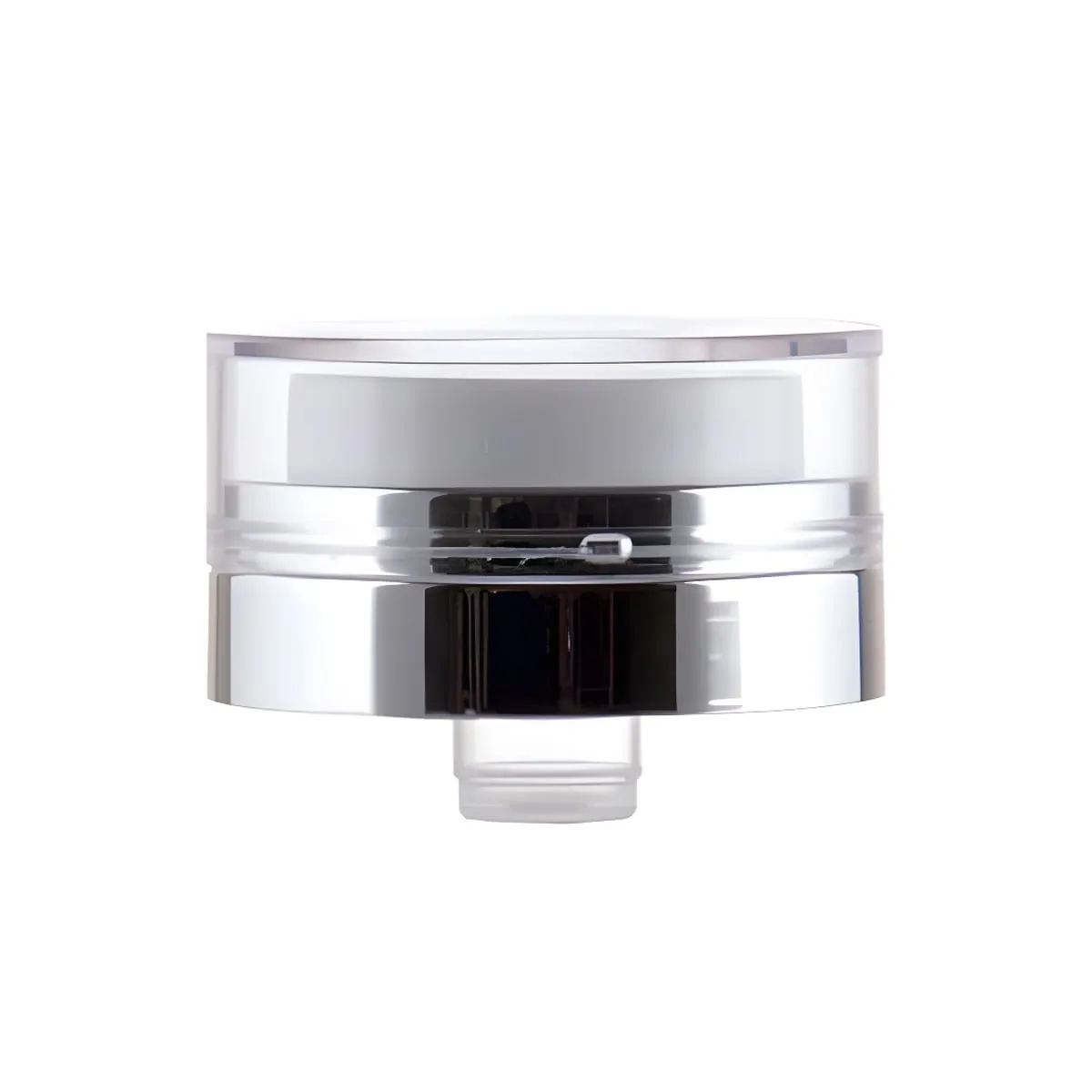 Hedenhus pumpekrukke airless 50 ml hvid sølv