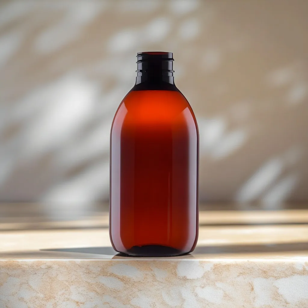Hedenhus.dk 28/410 plastflaske 300 ml brun lysbeskyttende
