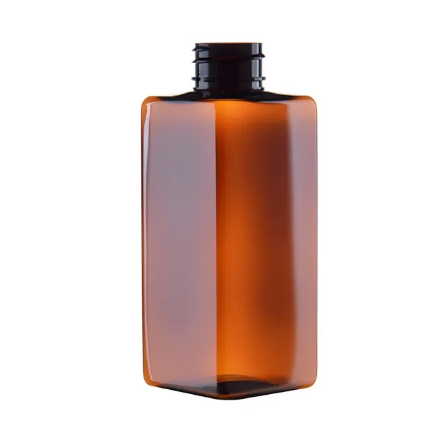 Hedenhus.dk 28/410 plastflaske 250 ml brun firkantet