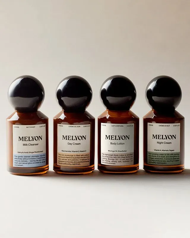 Melyon Full Body Set bodysæt 4x60 ml alle hudtyper
