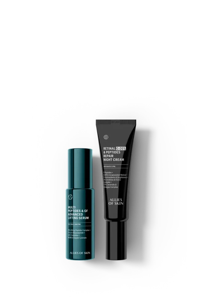 Allies of Skin Overnight Firming Duo serum + natcreme sæt