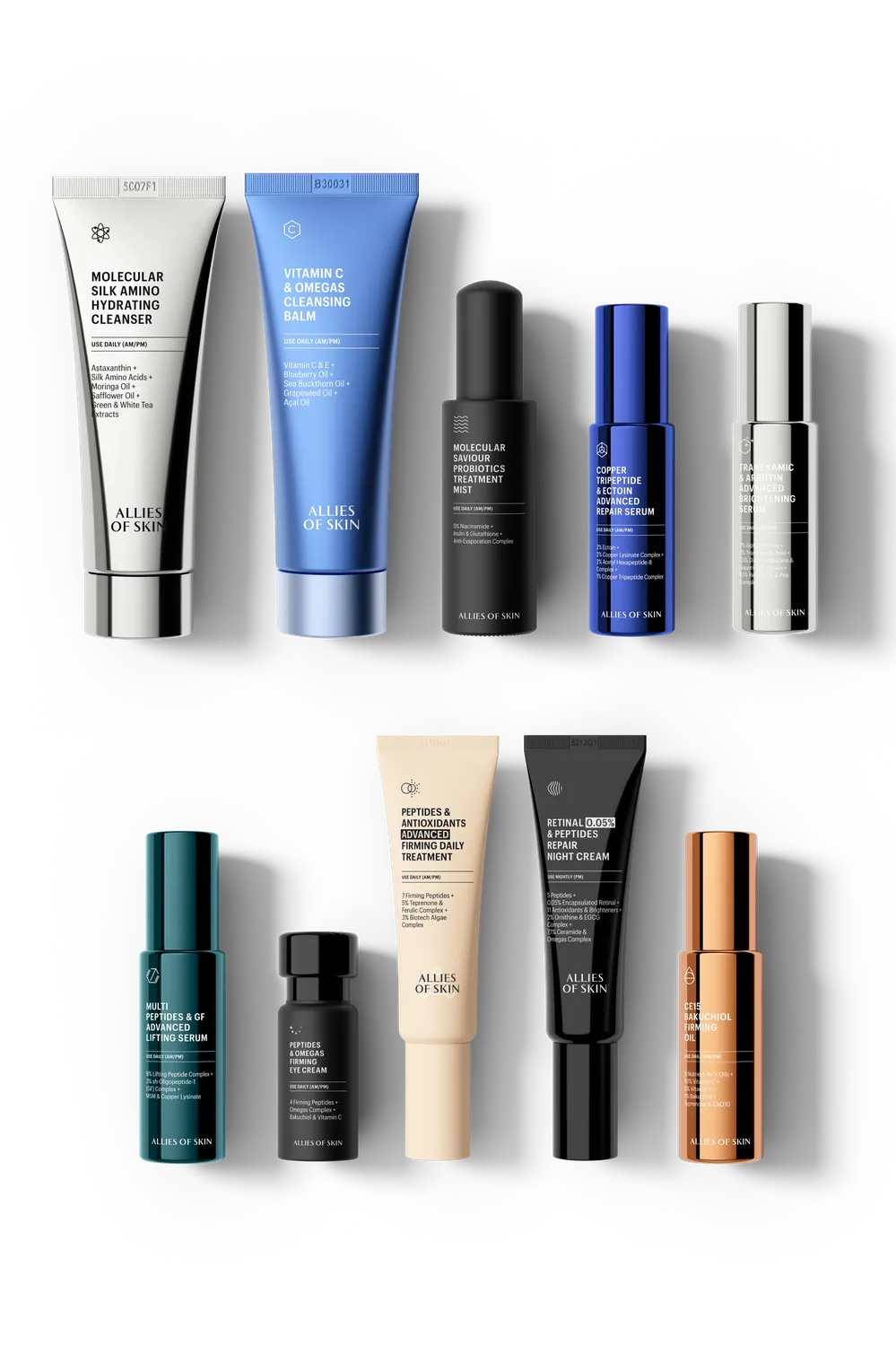 Allies of Skin Complete Bridal Glow & Glassy Routine sæt