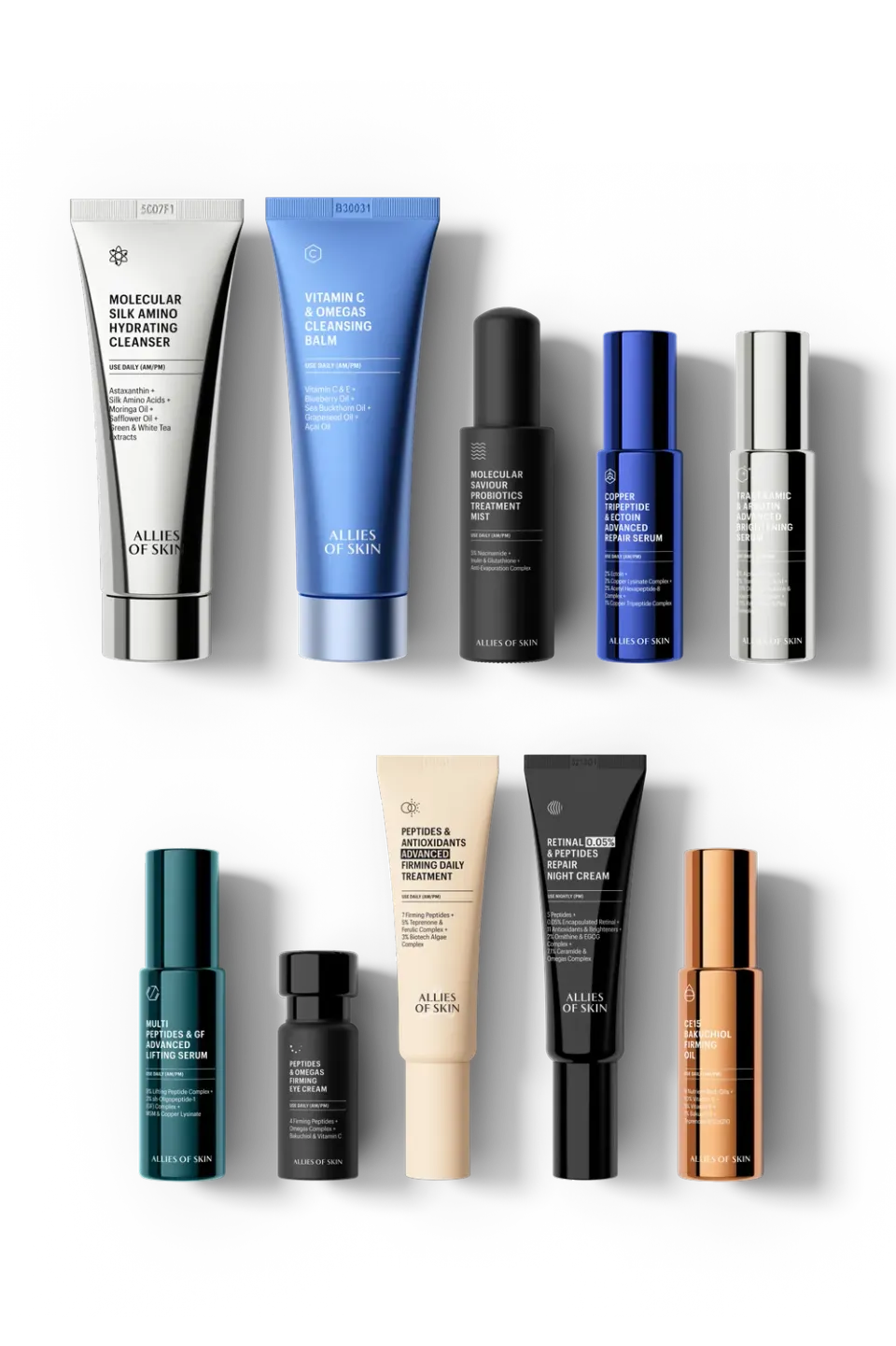 Allies of Skin Complete Bridal Glow & Glassy Routine sæt
