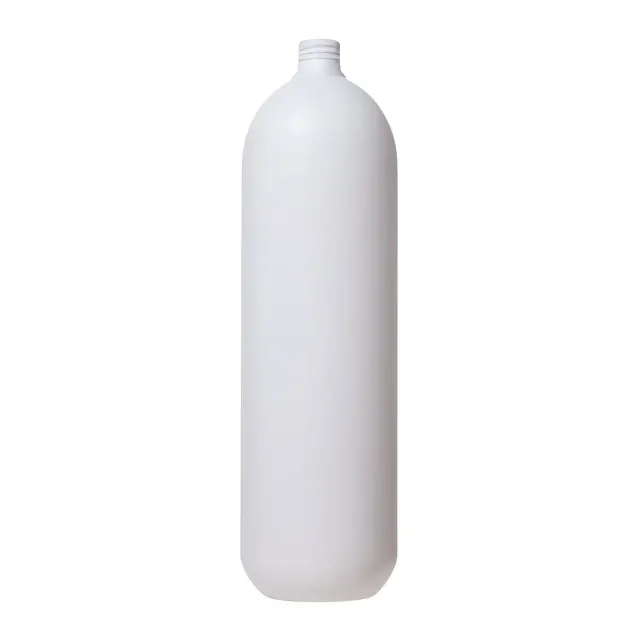 Hedenhus plastflaske 1000 ml mat hvid HDPE