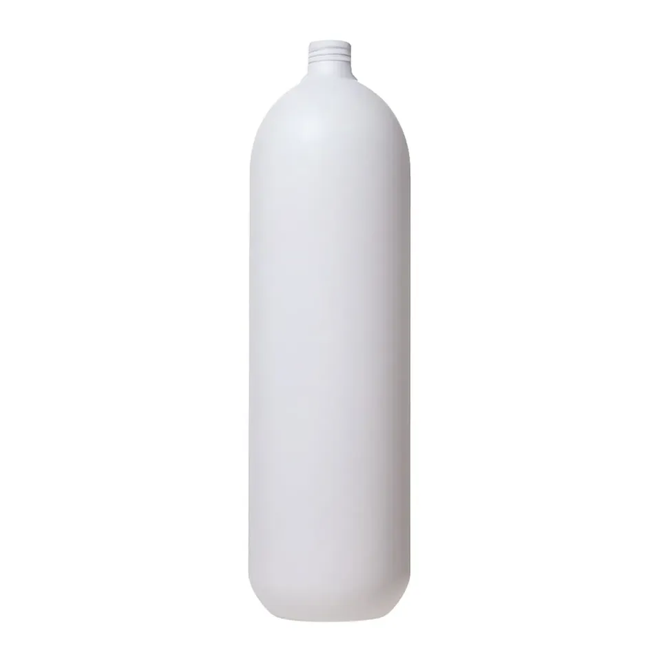 Hedenhus plastflaske 1000 ml mat hvid HDPE