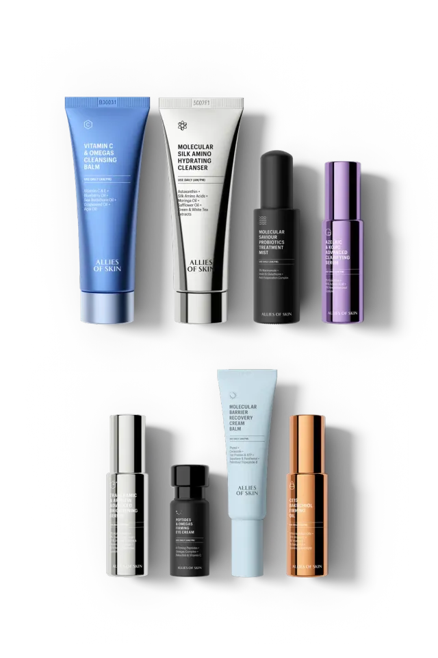 Allies of Skin Evening Bridal Clear Skin Routine hudplejesæt klar hud